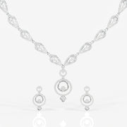 Aurelle Moissanite Diamond Studded 18k Gold Necklace