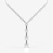 Celeste Moissanite Diamond 18k Gold Necklace for Women