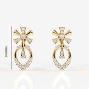 Seraphina Lab Grown Diamond 9k Gold Earrings