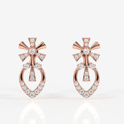 Seraphina Moissanite Diamond Sterling Silver Earrings