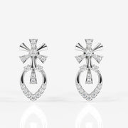 Seraphina Moissanite Diamond 9k Gold Earrings