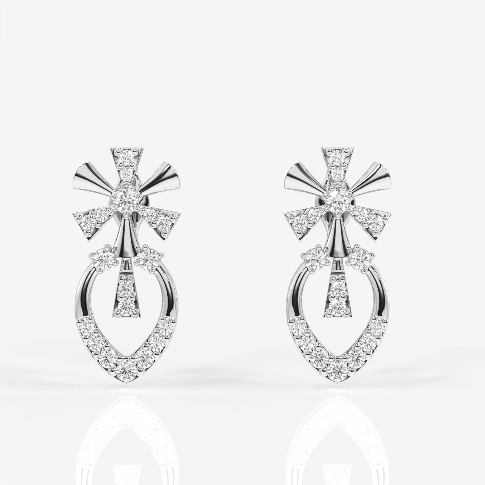 Seraphina Lab Grown Diamond 9k Gold Earrings