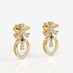 Seraphina Lab Grown Diamond 14k Gold Earrings