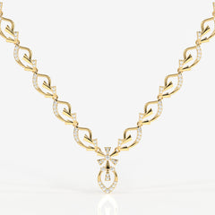 Seraphina Lab Grown Diamond 18k Gold Necklace