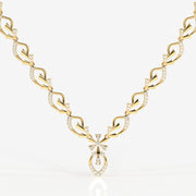 Seraphina Moissanite Diamond 18k Gold Necklace