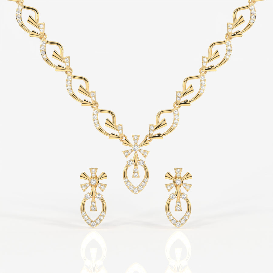 Seraphina Lab Grown Diamond 18k Gold Necklace