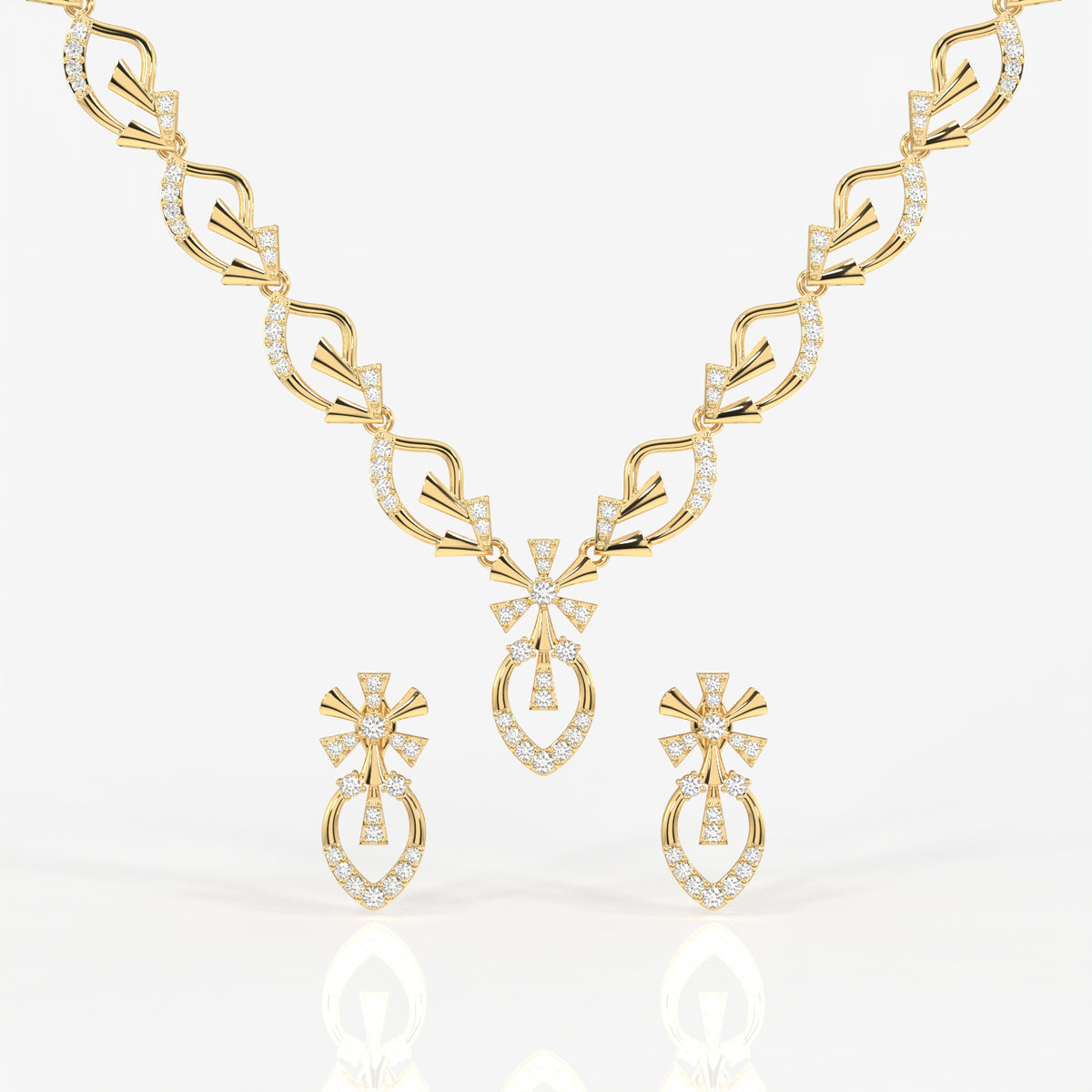 Seraphina Lab Grown Diamond 18k Gold Necklace