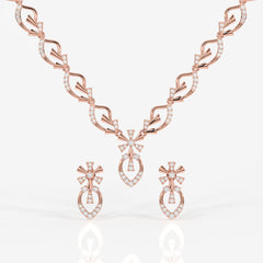 Seraphina Moissanite Diamond 18k Gold Necklace