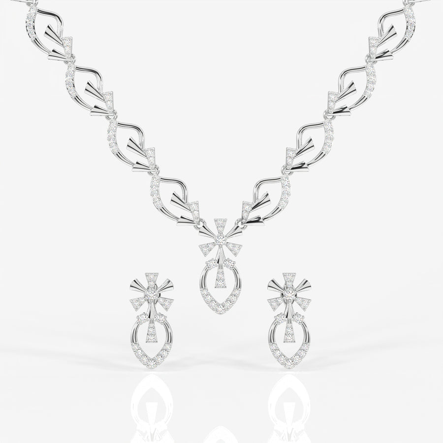 Seraphina Moissanite Diamond 18k Gold Necklace