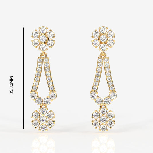 Vienna Lab Grown Diamond Luxe 14K Gold Earrings