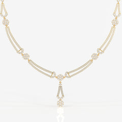 Vienna Lab Grown Diamond Luxe 18k Gold Necklace