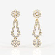 Vienna Lab Grown Diamond Luxe 9K Gold Earrings