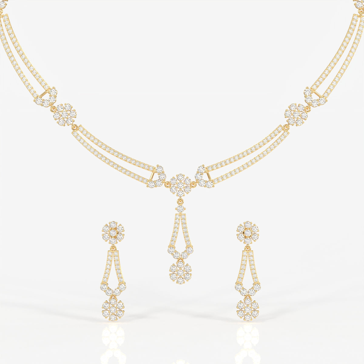 Vienna Lab Grown Diamond Luxe 18k Gold Necklace