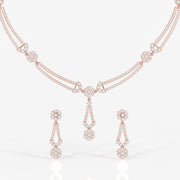 Vienna Moissanite Diamond Luxe 14k Gold Necklace