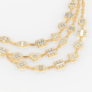 Valencia Lab Grown Diamond Choker 18k Gold Necklace