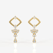 Adira Lab Grown Diamond Classic 14K Gold Earring