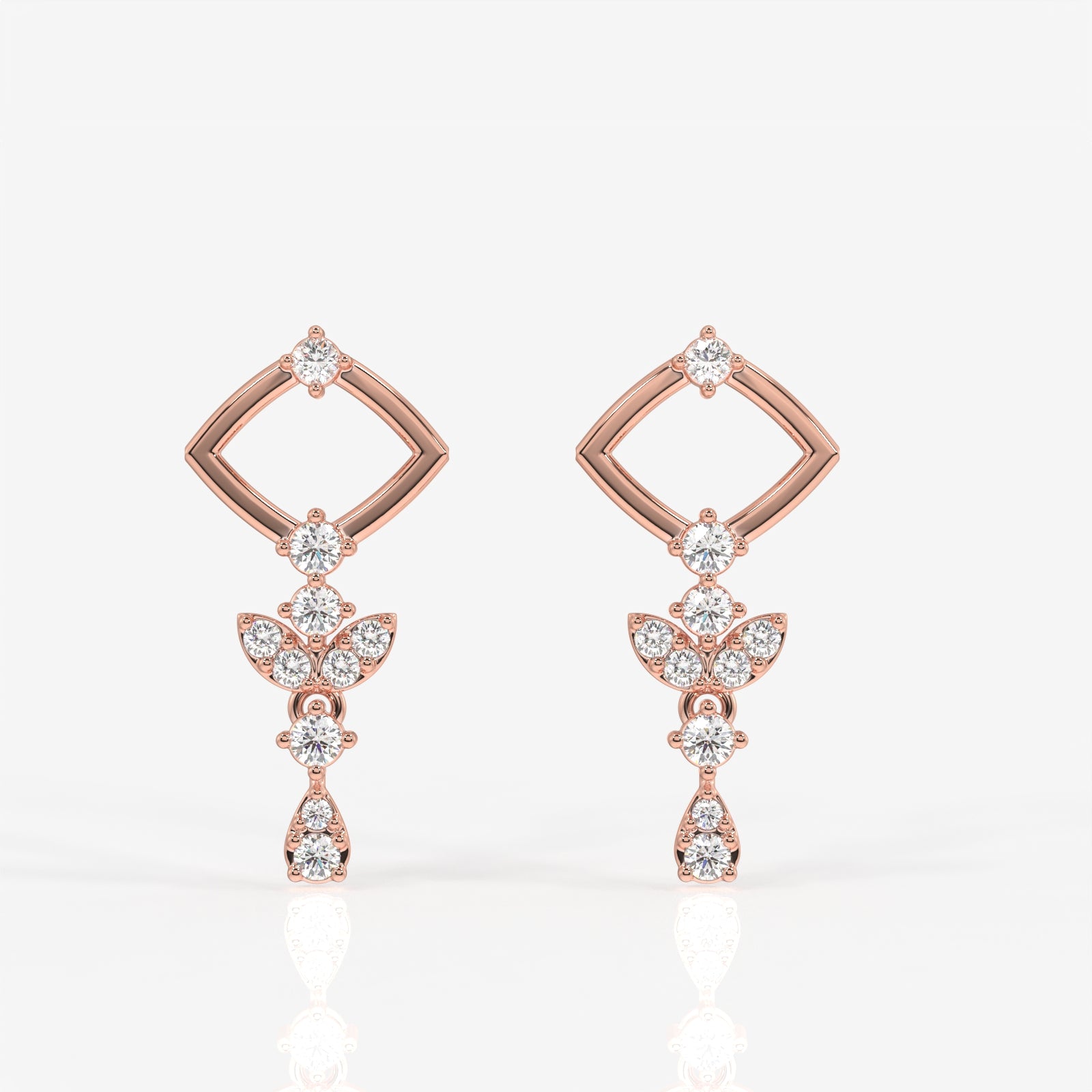 Adira Lab Grown Diamond Classic 14K Gold Earring