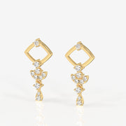Adira Lab Grown Diamond Classic 14K Gold Earring