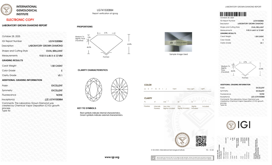 Sample certificate