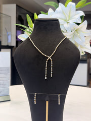 Timeless Vows  Moissanite Diamond 9K Gold Necklace