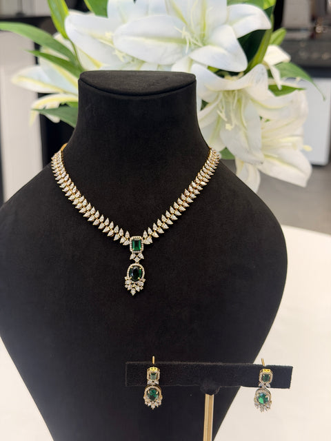 Signature Brilliance Moissanite Diamond 14K Gold Necklace