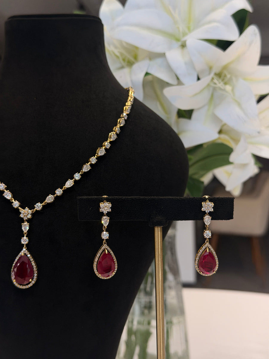 Elite Spark Moissanite Diamond 18K Gold Necklace
