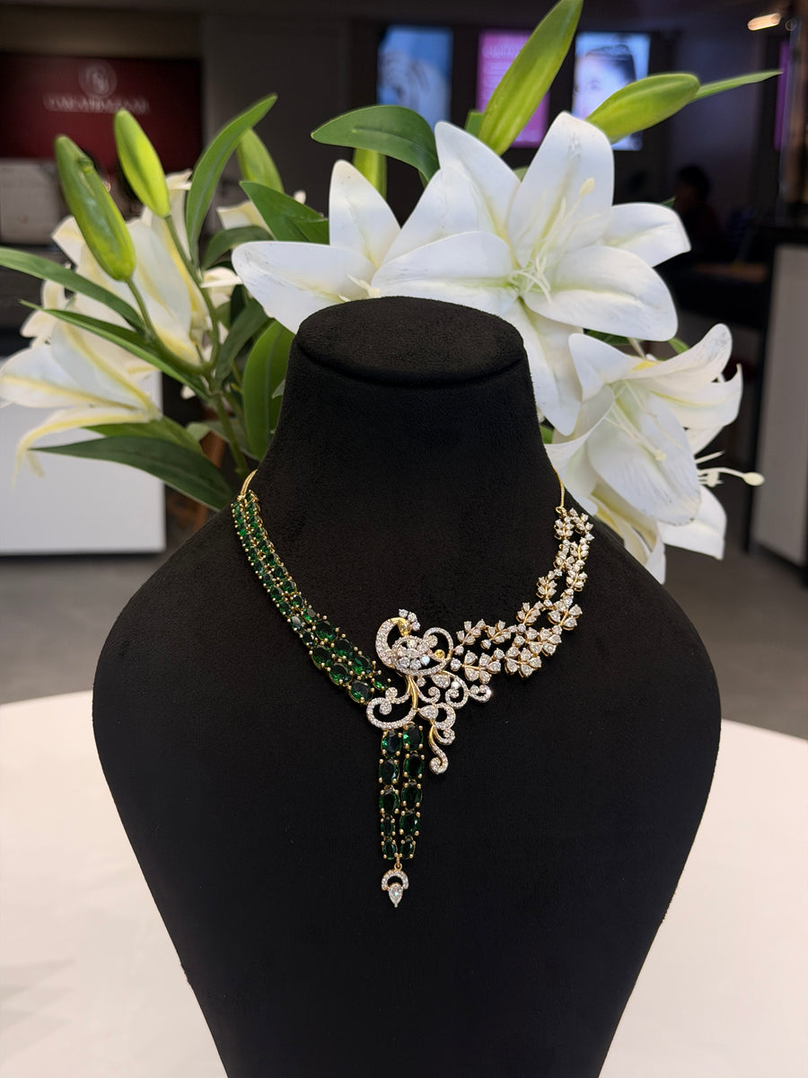 Eternal Love Moissanite Diamond Sterling Silver Necklace