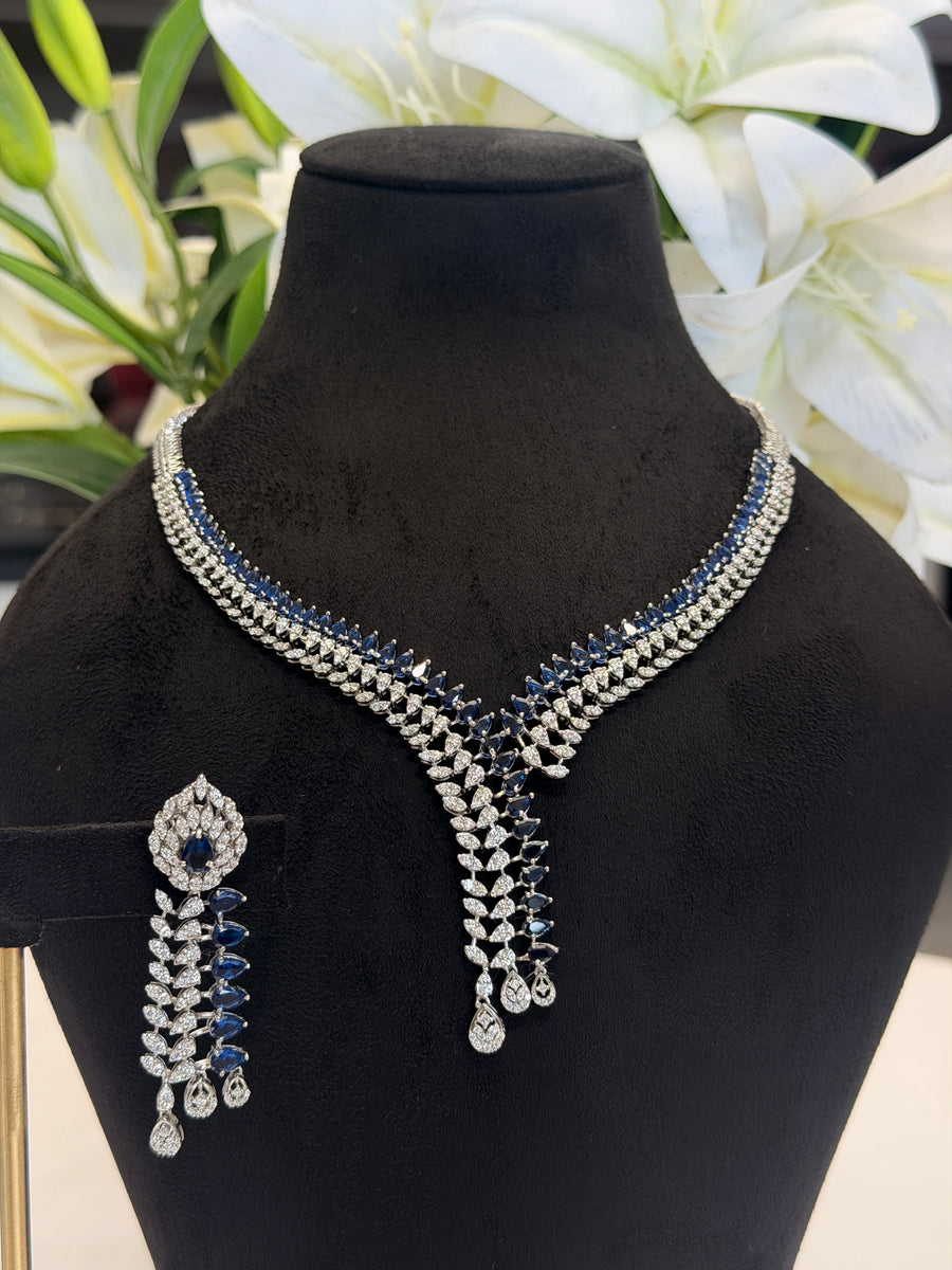 Royal Lumina Moissanite Diamond 9K Gold Necklace
