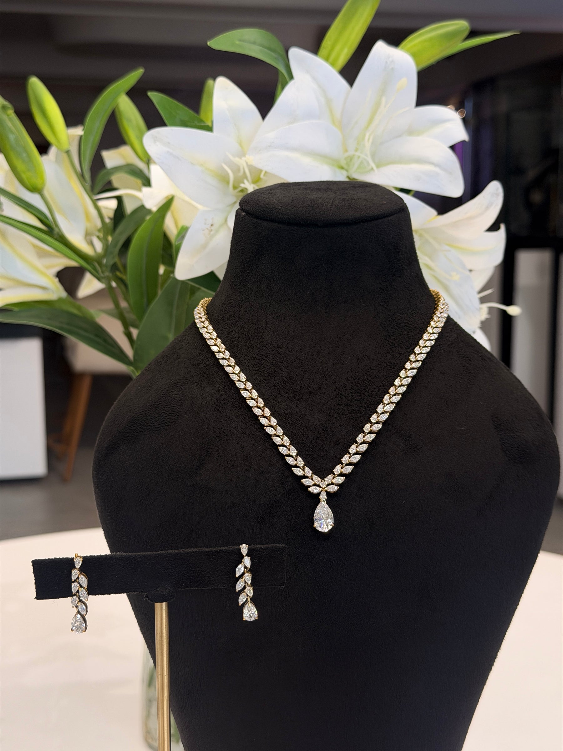 Forever Promise Moissanite Diamond 18K Gold Necklace