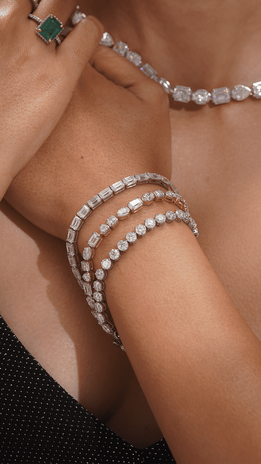 Modern Lab Grown Diamond Fashion Bracelets For Daily Wear