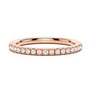 Princess Cut Lab Grown Diamond Hidden Halo Engagement 9K Gold Ring