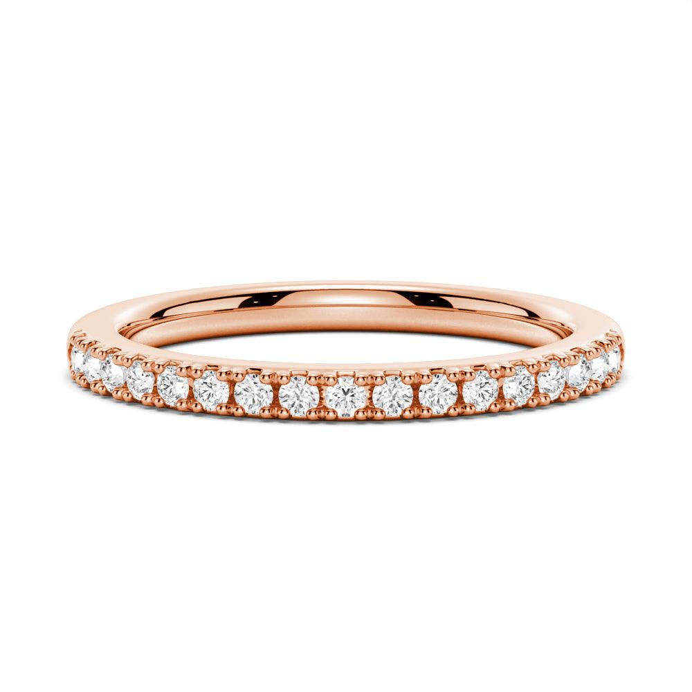 Princess Cut Lab Grown Diamond Hidden Halo Engagement 9K Gold Ring