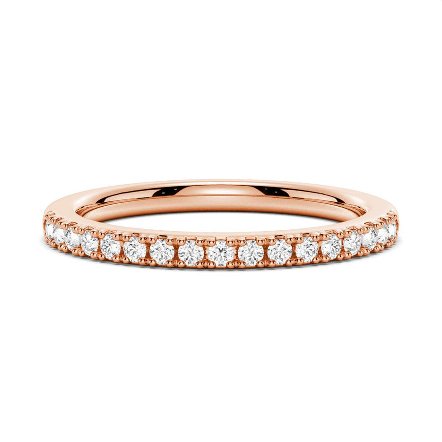 Princess Cut Lab Grown Diamond Hidden Halo Engagement 9K Gold Ring