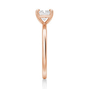Emerald Cut Lab Grown Diamond East-West 14K Gold Ring