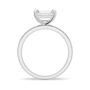 Emerald Cut Lab Grown Diamond East-West 14K Gold Ring