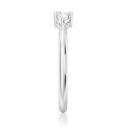 Heart & Pear Cut Lab Grown Diamond Trilogy 14K Gold Ring