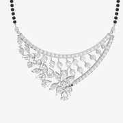 Women's Moissanite Diamond Sterling Silver Mangalsutra