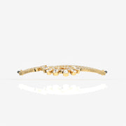 Round and Pear Cut Lab Grown Diamond Women's 14K Gold Mangalsutra