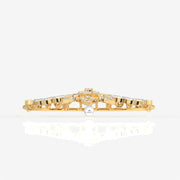 Round & Marquise Cut Lab Grown Diamond Women's 14K Gold Mangalsutra