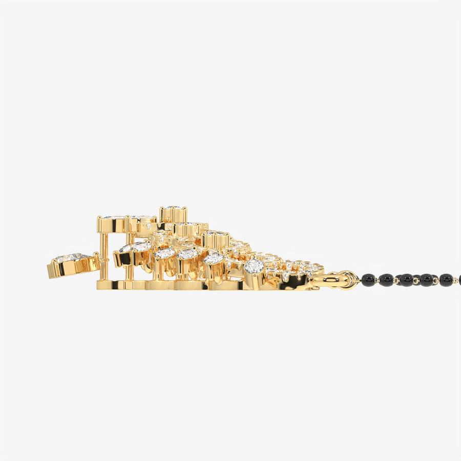 Women's Lab Grown Diamond 14K Gold Mangalsutra