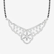Women's Moissanite Diamond Sterling Silver Mangalsutra