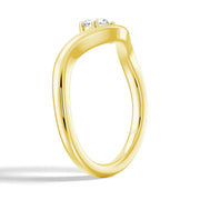 Round Cut Lab Grown Diamond Solitaire 18K Gold Ring