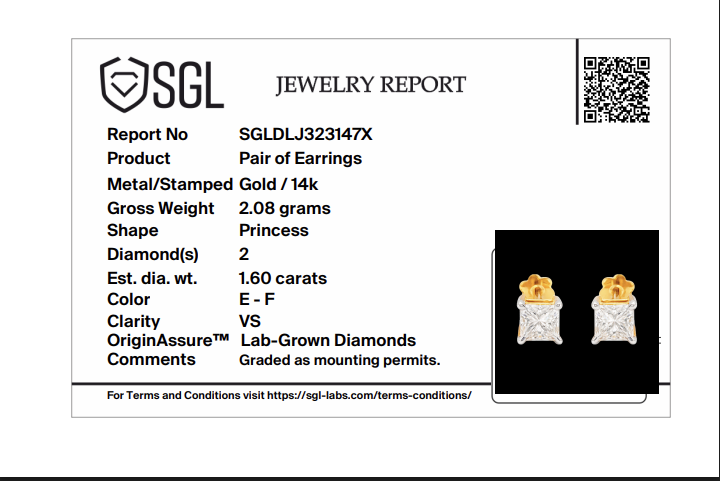 Sample certificate