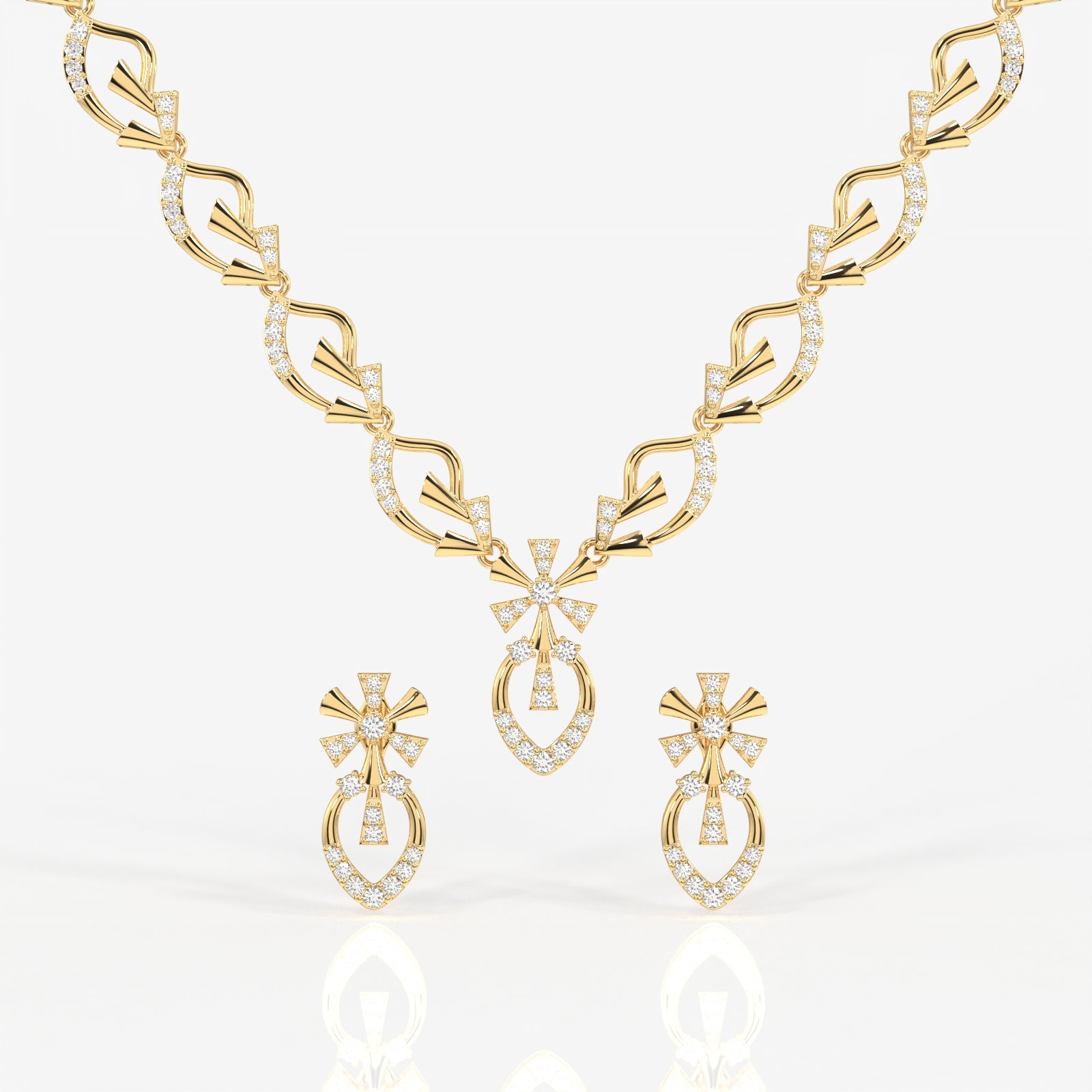 Seraphina Lab Grown Diamond 14k Gold Necklace