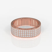 Shop Caratbazaar Bold Majesty Lab Grown Diamond Men's 14K Yellow Gold Ring