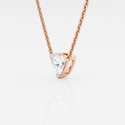 Shop Caratbazaar Trillion Cut Lab Grown Diamond Solitaire 14k Gold Pendant