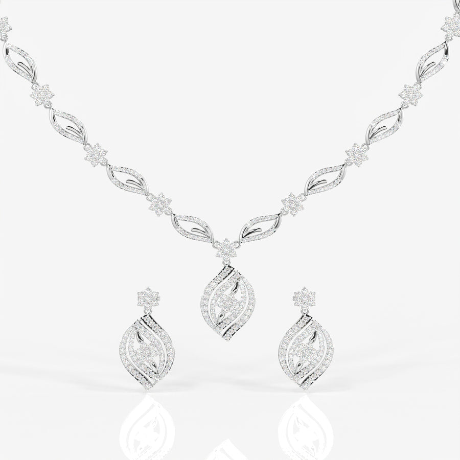 Shop Florence Lab Grown Diamond Bridal 14k Gold Necklace