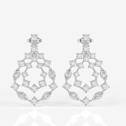 Shop Golden Vine Lab Grown Drop 14k Gold Earrings