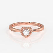 Shop Heart Glow Lab Grown Diamond 18k Gold Ring