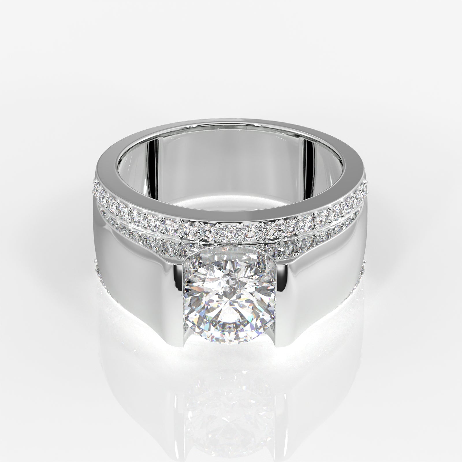 Shop Lab Grown Diamond, Matt Men's 14k Gold Ring